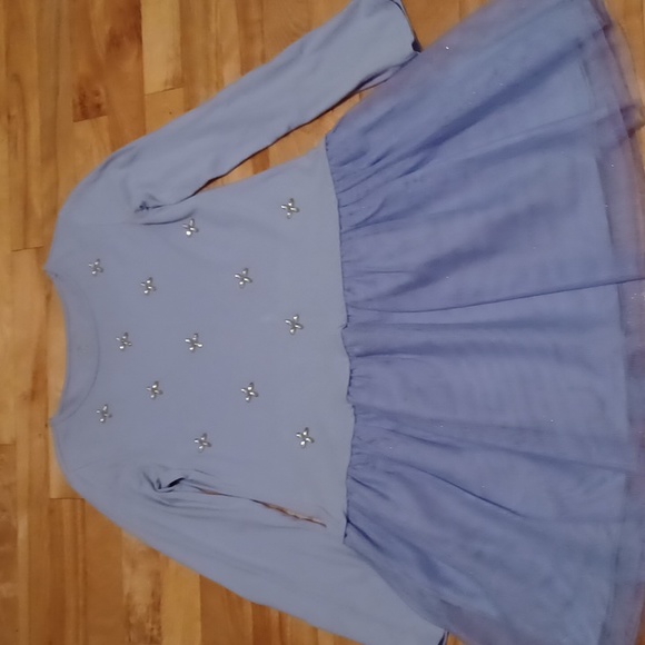 Children 's Place Blue sparkle ✨️ dress size 10 - Picture 1 of 6